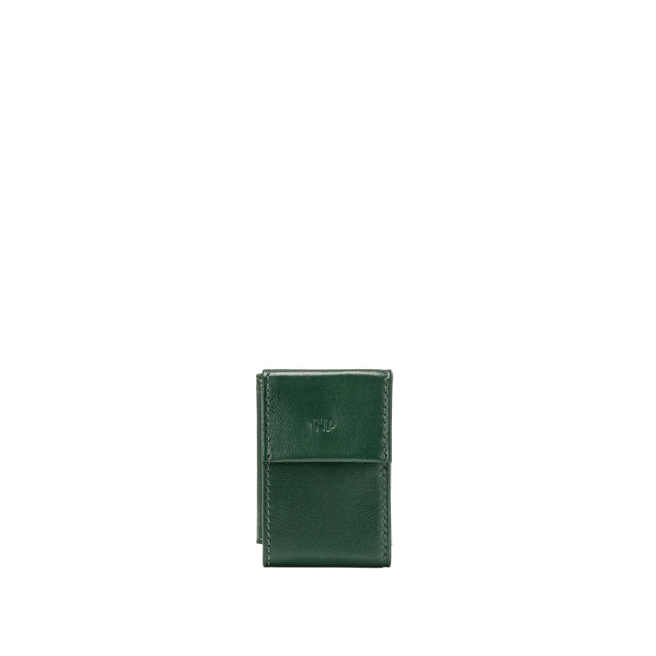 Nuvola Leather Mini Men's Peněženka s koženou koženou držák Slim Jacket minimalistická kapsa
