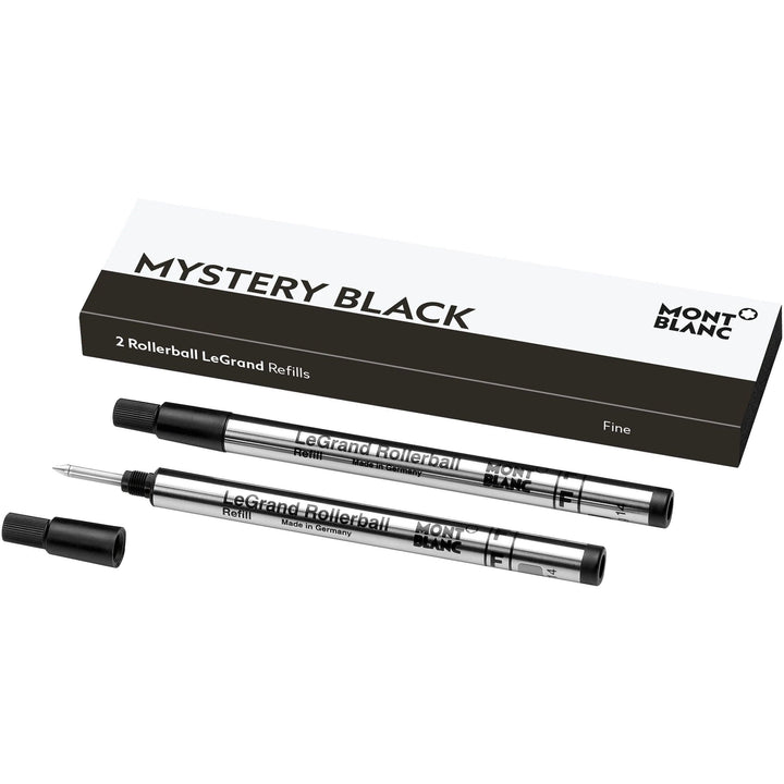 Montblanc 2 refill per roller LeGrand (F) Mystery Black nero 128224 - Capodagli 1937