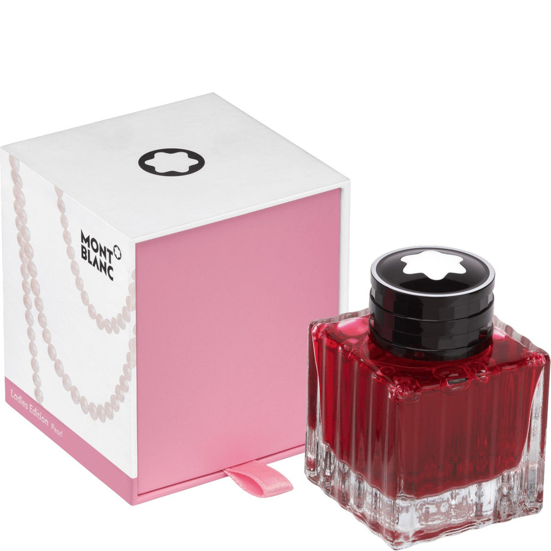 Montblanc boccetta d'inchiostro 50ml Ladies Edition Pearl rosa 118869 - Gioielleria Capodagli