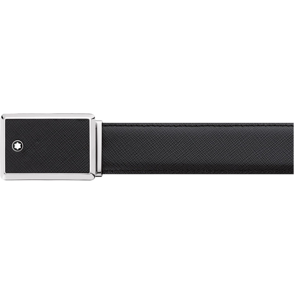Montblanc verstellbarer schwarzer Sartorial-Gürtel 114421 – Capodagli Jewellery