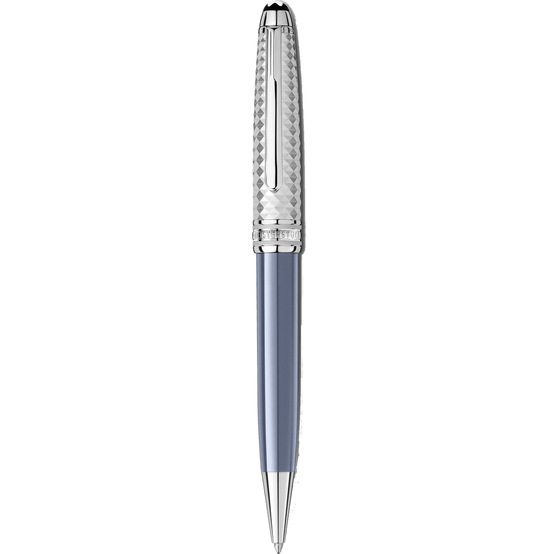 Montblanc penna a sfera Meisterstück Glacier Doué blu 129405 - Capodagli 1937