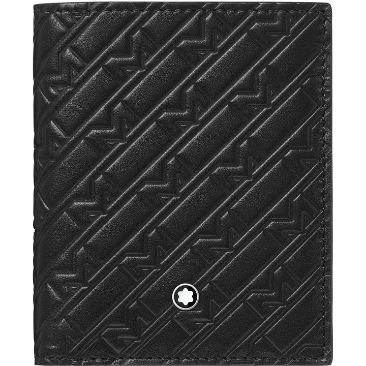 Montblanc business card holder with compartment for banknotes Montblanc M_Gram 4810 black 128641 - Capodagli 1937