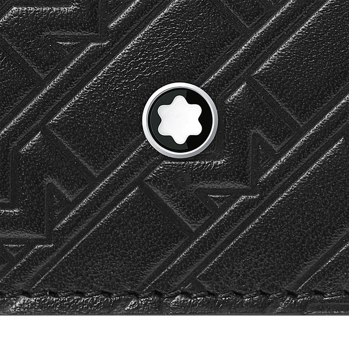 Montblanc business card holder with compartment for banknotes Montblanc M_Gram 4810 black 128641 - Capodagli 1937