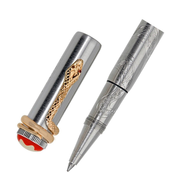 Montblanc Roller Heritage Rouge et Noir Solitaire Serpent Limited Edition 1906 116555 - Capodagli Jewellery