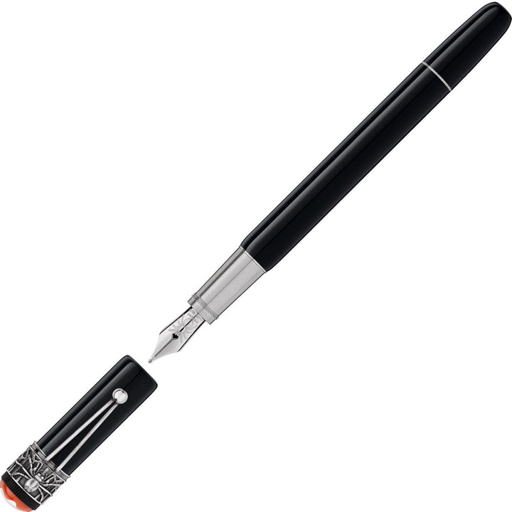 Stylo plume Montblanc Heritage collection Rouge Et Noir Spider Metamorphosis Special Edition pointe F 117845 - Gioielleria Capodagli