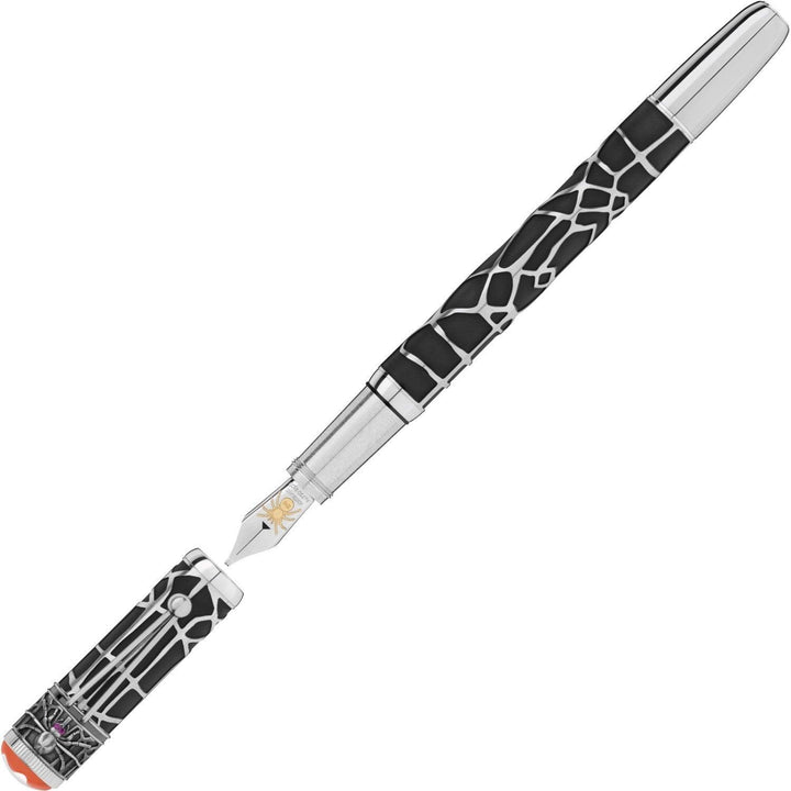Stylo plume Montblanc Heritage Rouge Et Noir Spider Metamorphosis Édition limitée 1906 pointe M 117849 - Gioielleria Capodagli