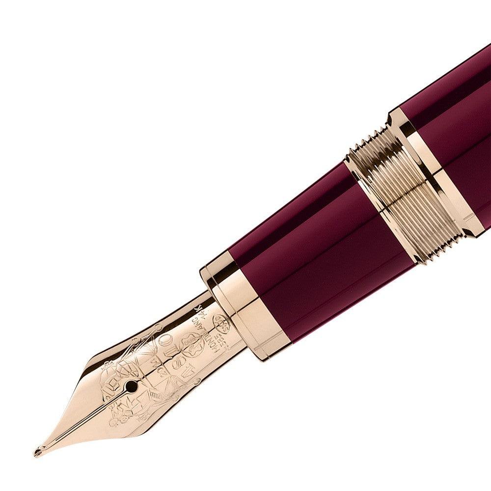 Montblanc stilografica John F. Kennedy edizione speciale bordeaux punta M 118051 - Gioielleria Capodagli