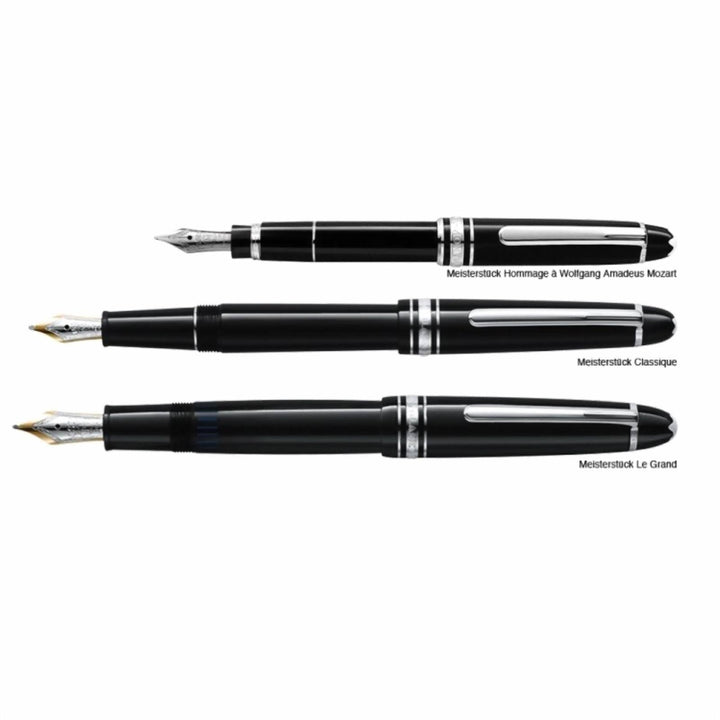 Montblanc stilografica Meisterstuck Platinum Hommage a W.A. Mozart punta F 107705 - Gioielleria Capodagli