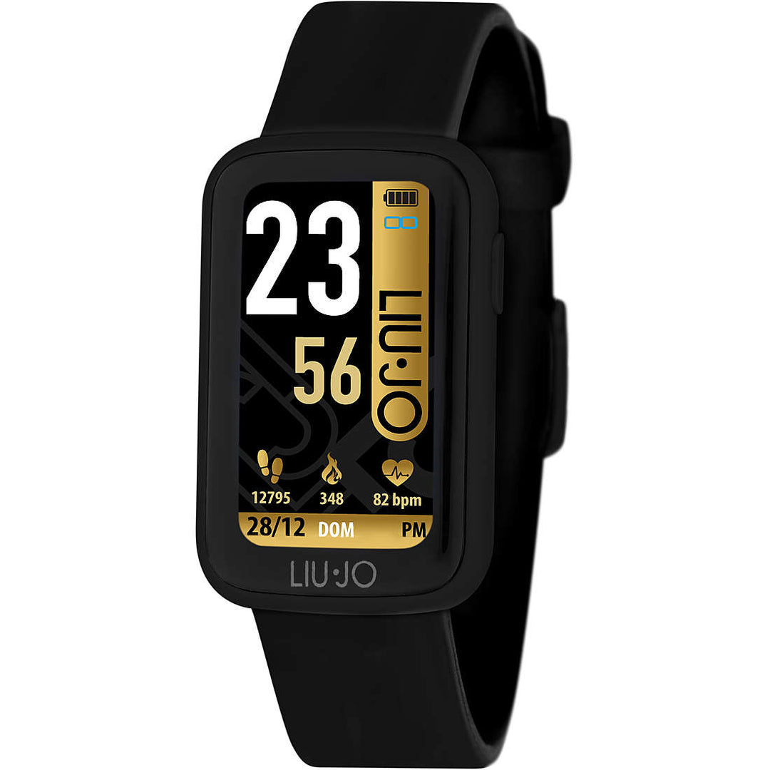 Liu jo smartwatch fit 23x43mm sort swlj036