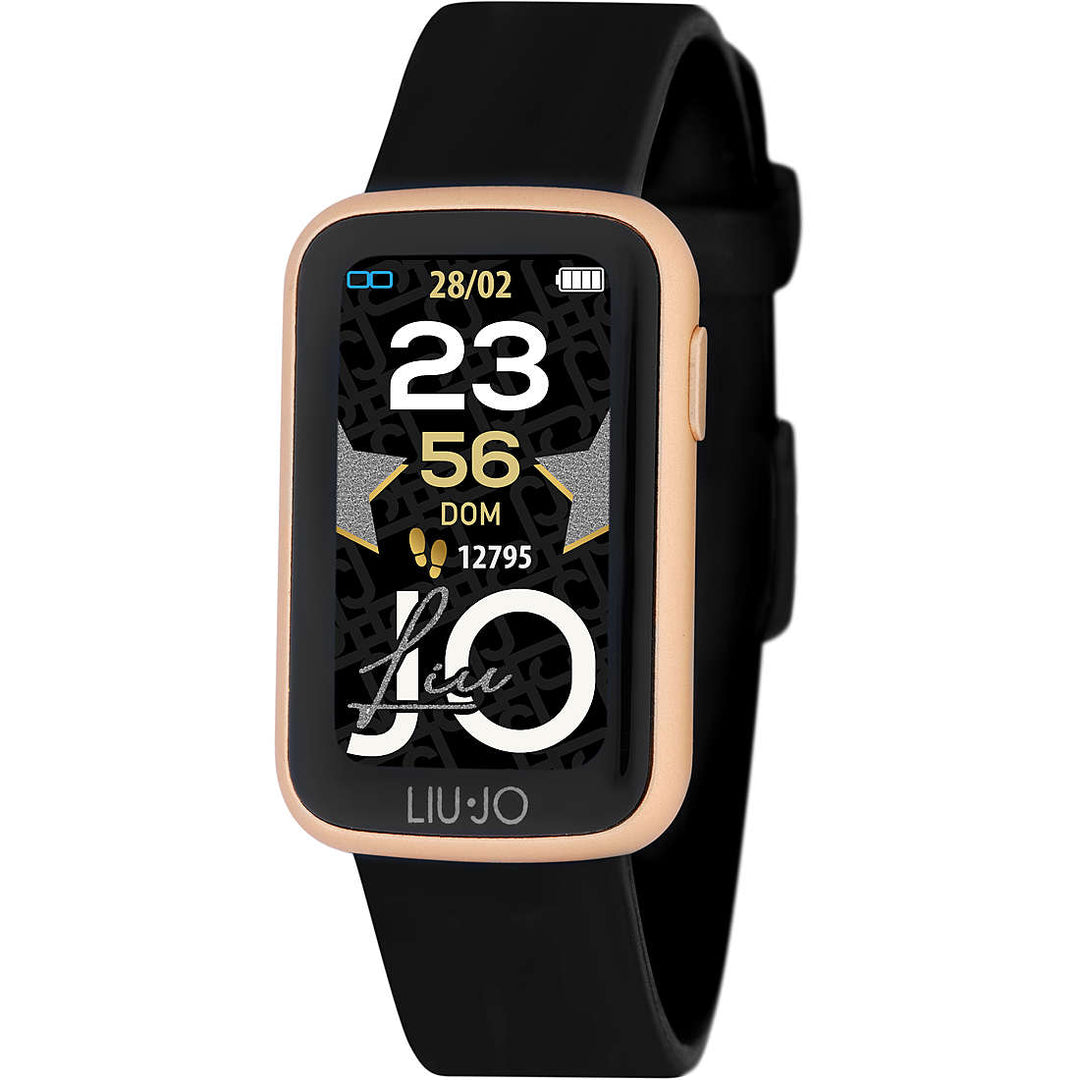 Liu jo smartwatch fit 23x43mm sort swlj041