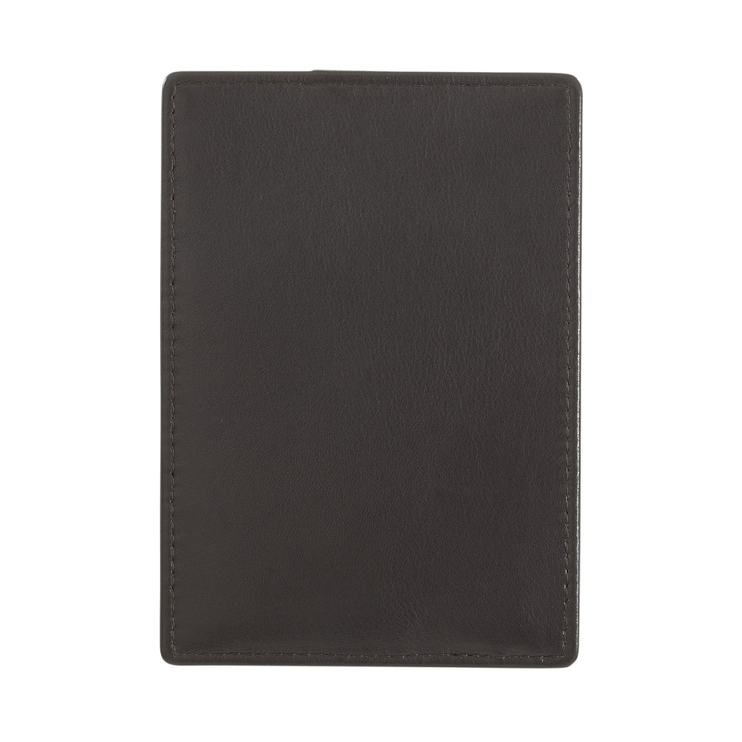 Nuvola Leather Holding Cards Men's Man's Nappa Leather Slim s knoflíkem