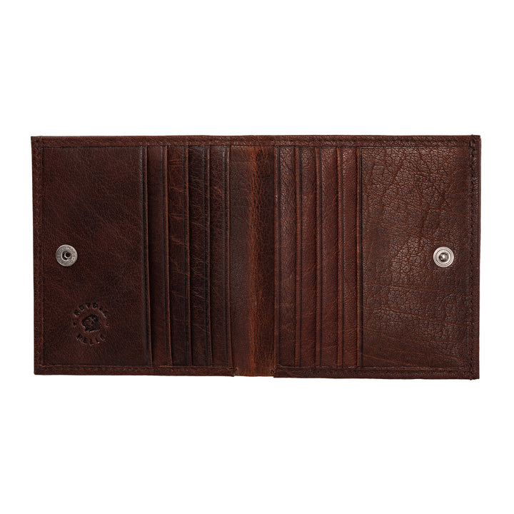 Malá malá peněženka malého muže nuvola s kompaktní kartou držáku kůže