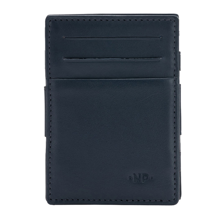 Nuvola skórzana magiczna portfolio Mężczyzna w skórzanej magicznej portfelu mały z 6 kartami kredytowymi kieszenie