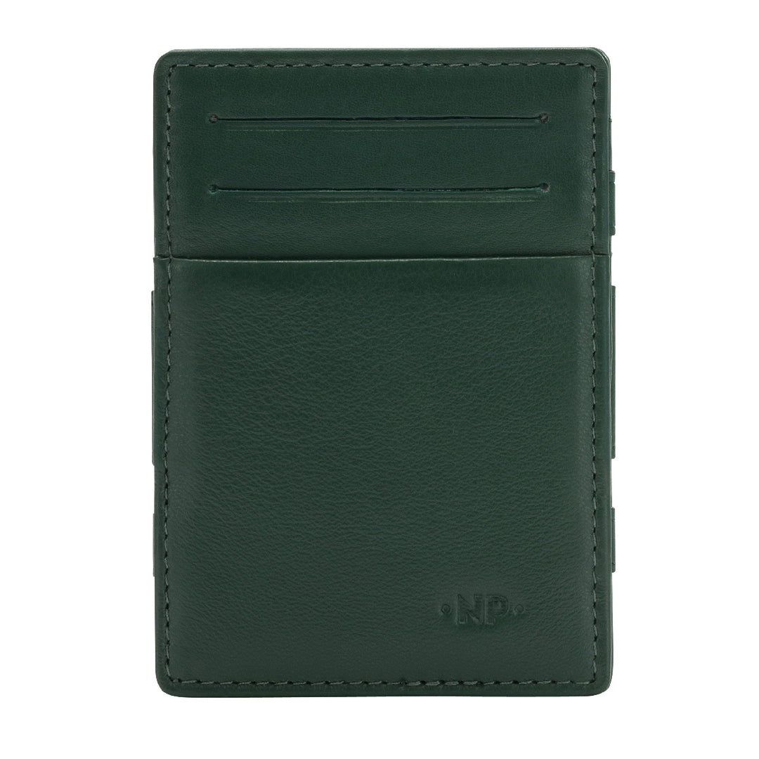 Cloud Leather Portefeuille magique en cuir pour homme Petit portefeuille magique avec 6 poches pour cartes de crédit