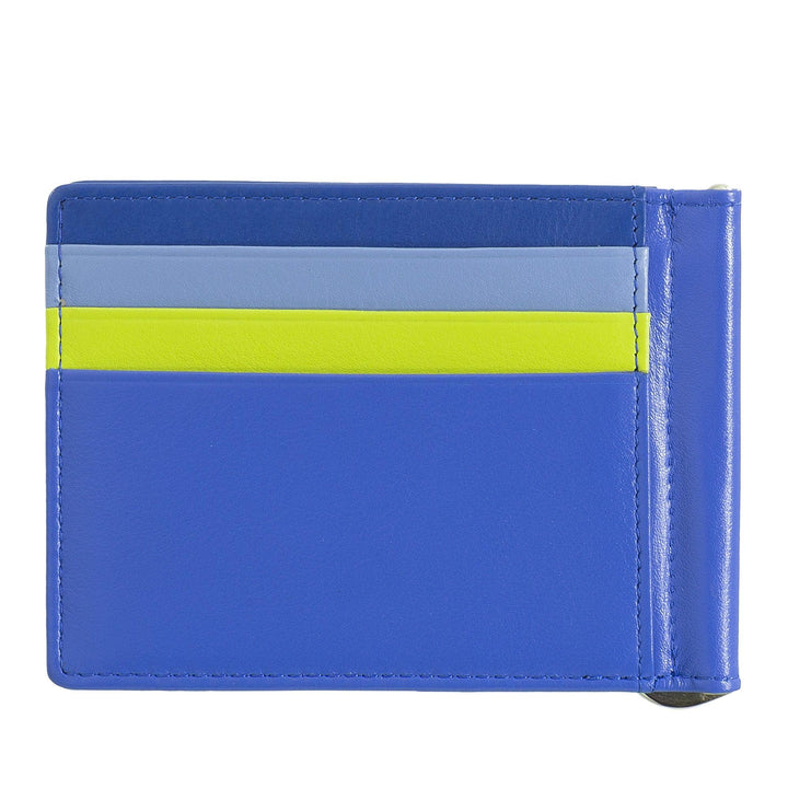 Pásová peněženka Dudu s koženým oblečením v koženém držáku Kreditní karty Clip Thin BankNotes Tile Holder