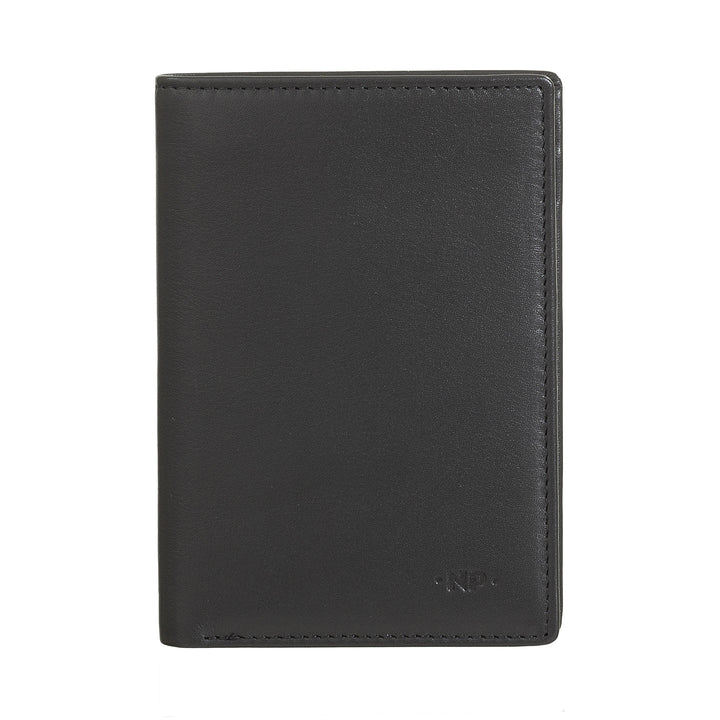 Skórzany portfel Nuvola dla mężczyzn w cienkich skórzanych kartach formatowych
