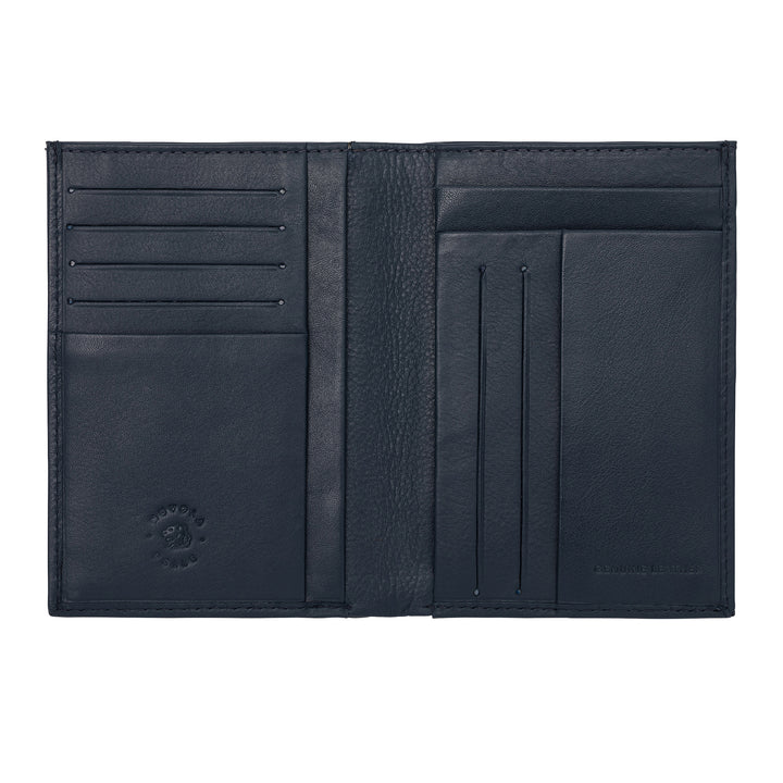 Skórzany portfel Nuvola dla mężczyzn w cienkich skórzanych kartach formatowych