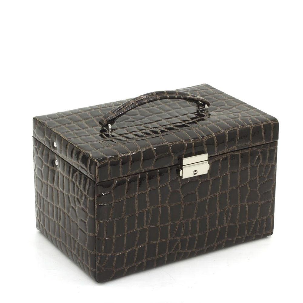 Friedrich23 jewelry box with coconut print Dark Brown 23254-34 - Capodagli 1937