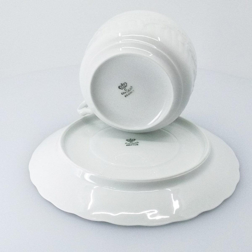 Tea service 12 pieces in Limoges porcelain France A-2001-A - Gioielleria Capodagli