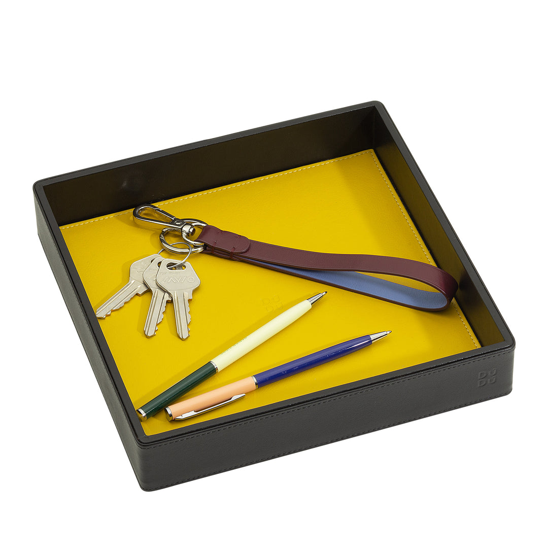 DuDu Empatatachetic in Colorful Leather Design vstupní dveře s předměty s dárkovou krabicí