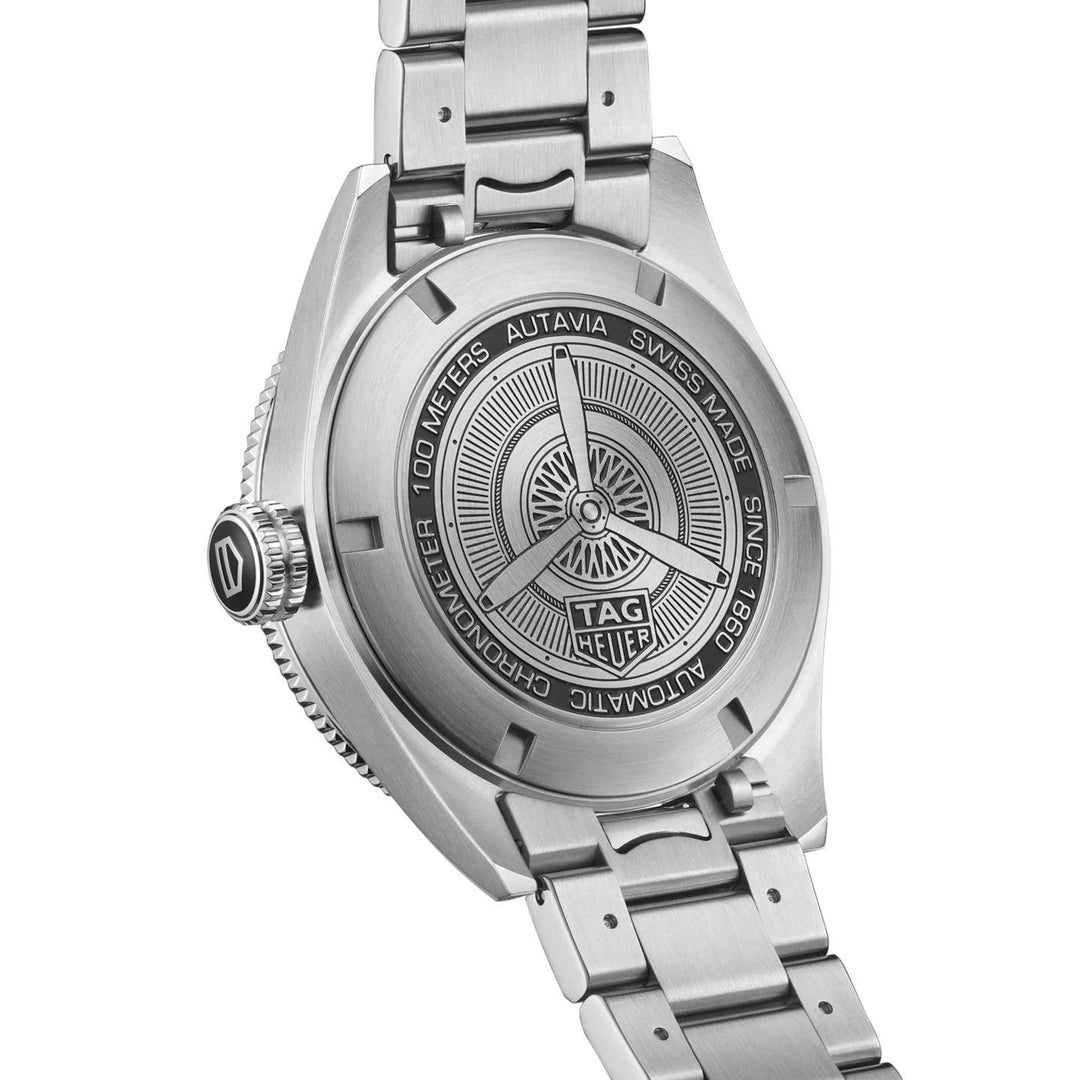 TAG Heuer Uhr Autavia COSC GMT Calibre 7 Limited Edition 42 mm blauer Automatikstahl WBE511A.BA0650 – Capodagli 1937