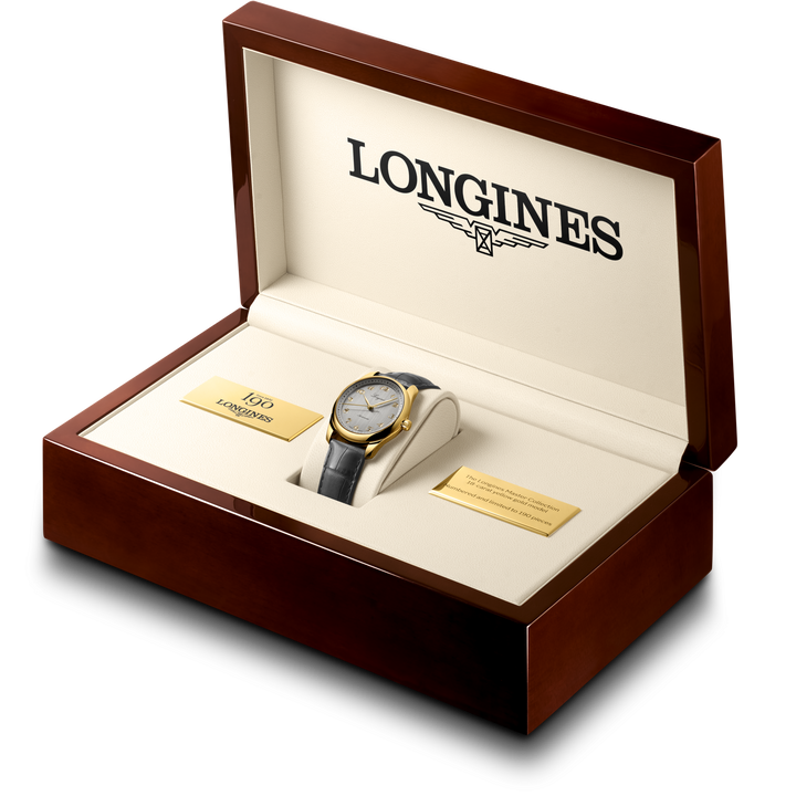 Longines Orologio The Longines Master Collection 190th Anniversary Edition 40 mm Grigio Oro 18KT Automatico L2.793.6.73.2