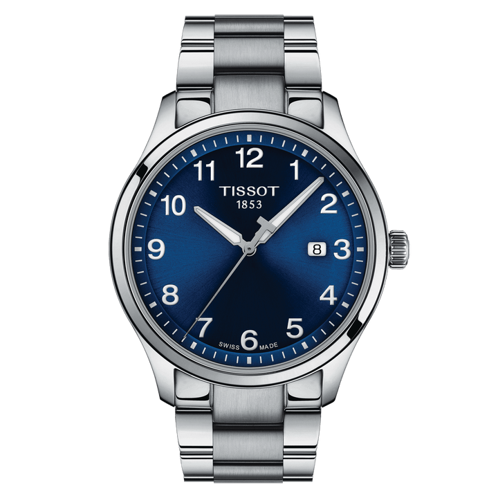 Tissot orologio Gent XL Classic 42mm blu quarzo acciaio T116.410.11.047.00 - Capodagli 1937