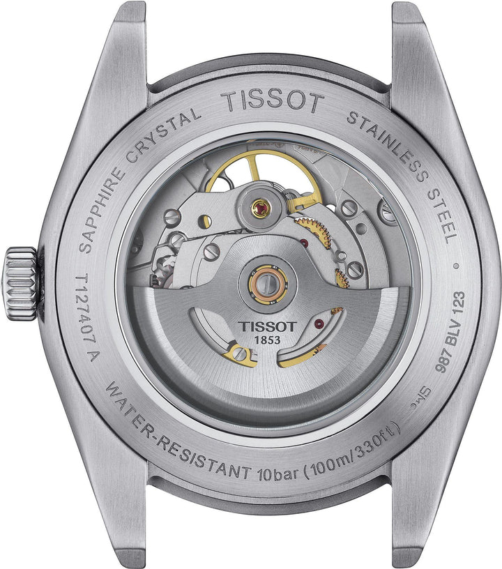 Tissot orologio Gentleman Powermatic 80 Open Heart 40mm argento automatico acciaio T127.407.11.031.01 - Capodagli 1937