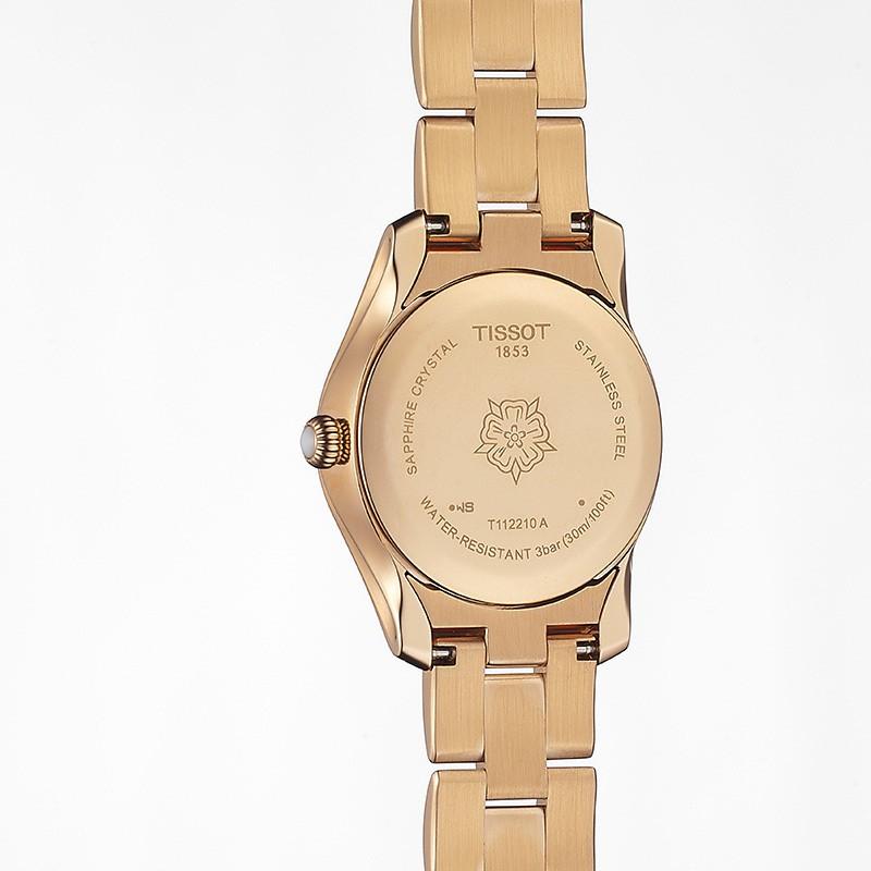 Tissot watch T-Wave 30mm T-Lady quartz steel PVD T112.210.33.061.00 - Gioielleria Capodagli