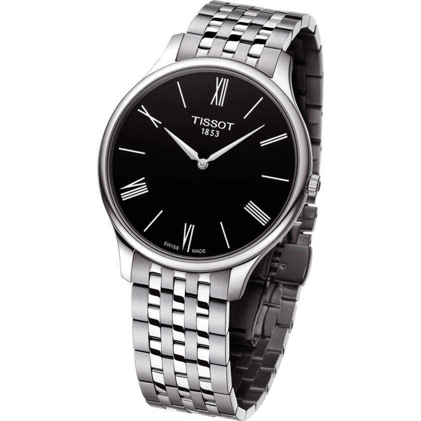 Tissot orologio Tradition 5.5 39mm nero quarzo acciaio T063.409.11.058.00 - Gioielleria Capodagli