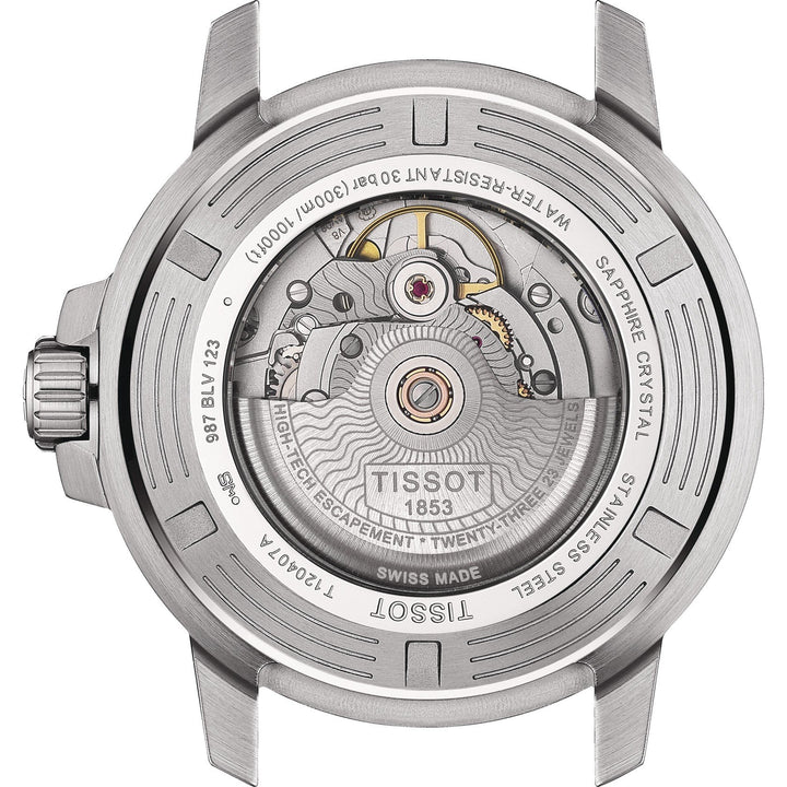 Tissot orologio uomo Seastar 1000 Powermatic 80 blu 43mm acciaio automatico T120.407.11.041.02 - Gioielleria Capodagli