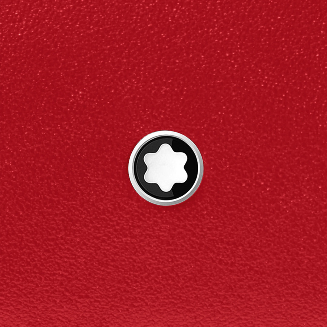Montblanc Kompaktní portfolio Meisterstück 6 Black/Red Compartments 129679