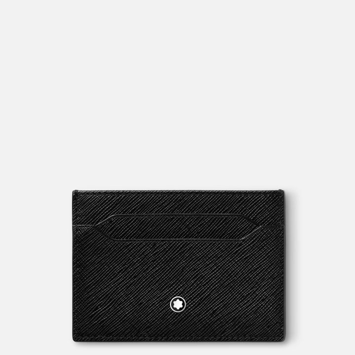 Montblanc Porte-cartes de crédit 5 compartiments Montblanc Couture noire 130324