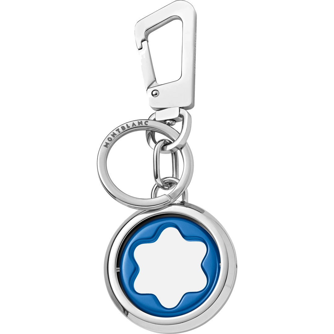 Montblanc Schlüsselbund mit schwenkbarem Emblem Meisterstein Blue 128743