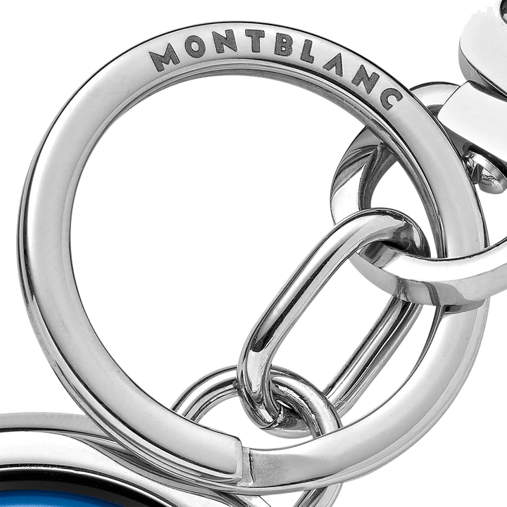 Montblanc Keychain med drejelig emblem Meisterstück Blue 128743