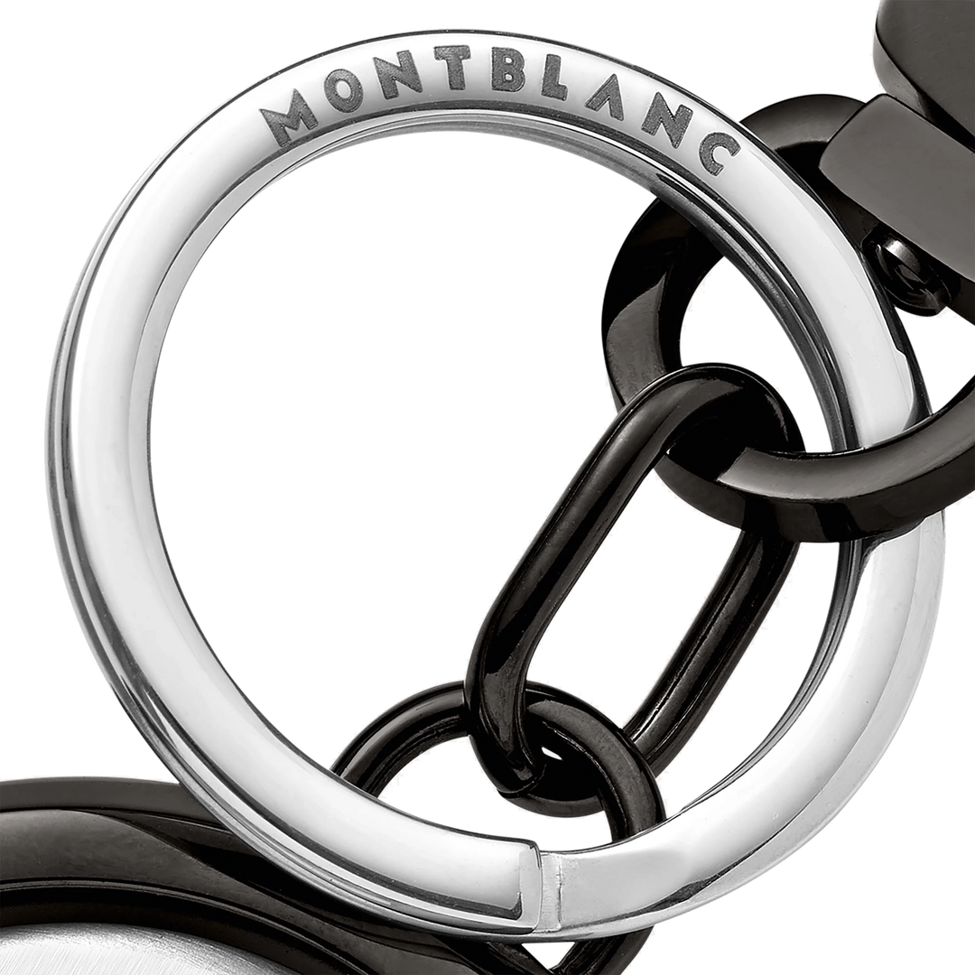 Montblanc Schlüsselbund mit schwenkbarem Emblem Meisterstein Grau Finish Rutenio 128744