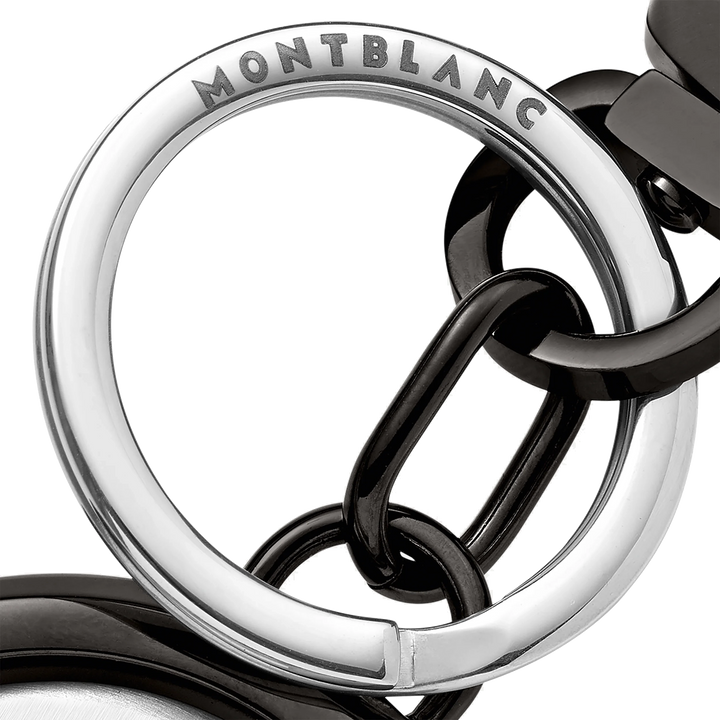 Montblanc Schlüsselbund mit schwenkbarem Emblem Meisterstein Grau Finish Rutenio 128744