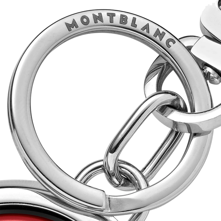 Montblanc Keychain met Swivel Emblem Meisterstück Red 128746