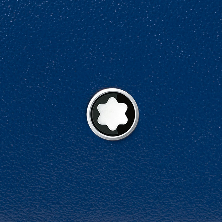 Montblanc Kompaktní portfolio 6 Meisstrück Black/Blue Compartments 129678