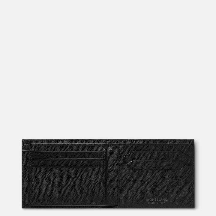 Montblanc Peněženka se 6 kompartmenty a 2 průhledné kapsy Montblanc Black Sartorial 130318