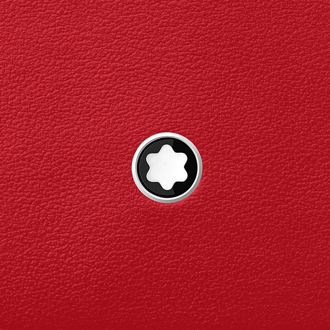 Montblanc Meisterück Keychain met 4 rode/zwarte compartimenten 129691