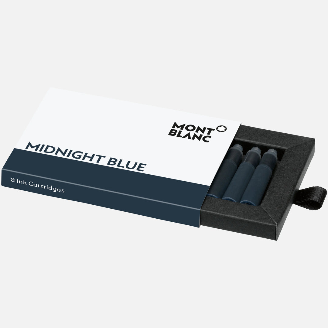 Montblanc Ink cartridges 8 pieces Midnight Blue 128199