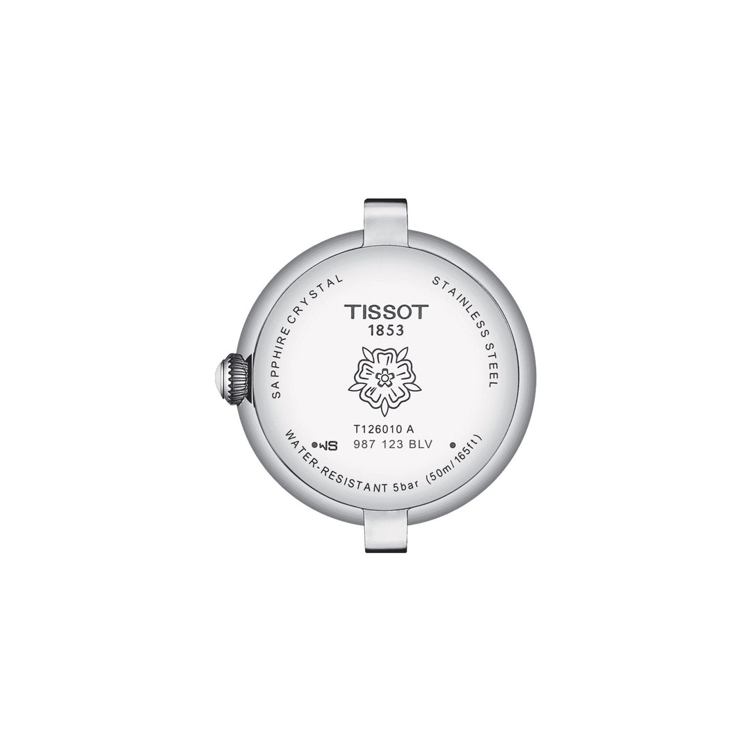 Tissot montre belle petite dame 26mm blanc quartz acier T126.010.16.013.01
