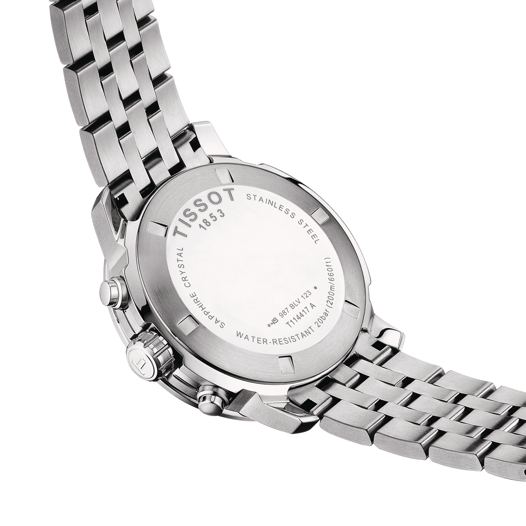Tissot Clock PRC 200 Kronograf 43mm sort kvarts stål T114.417.11.057.00