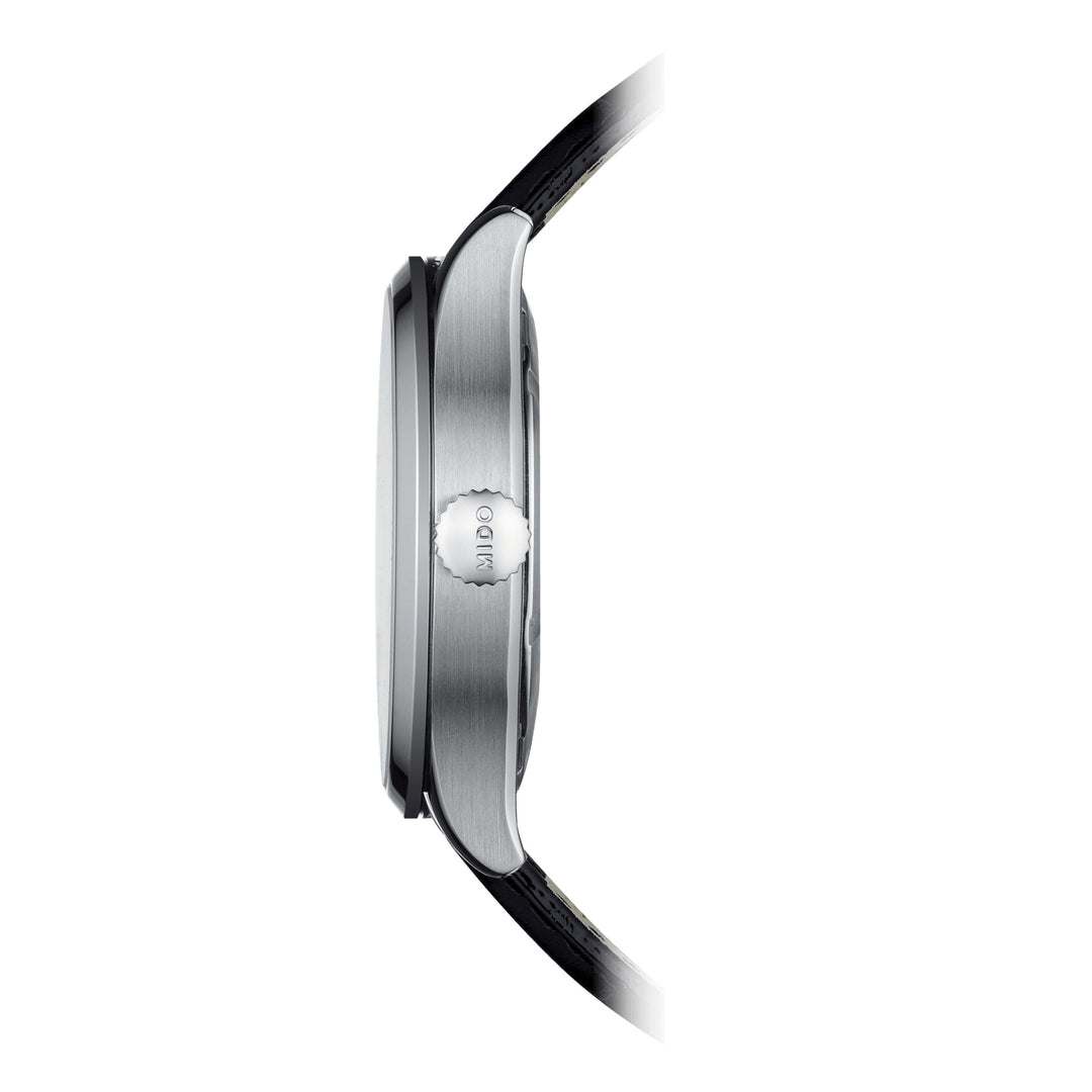 Mido Multifort Gent 42 mm Automatyczne srebrne zegarek M005.430.16.031.80