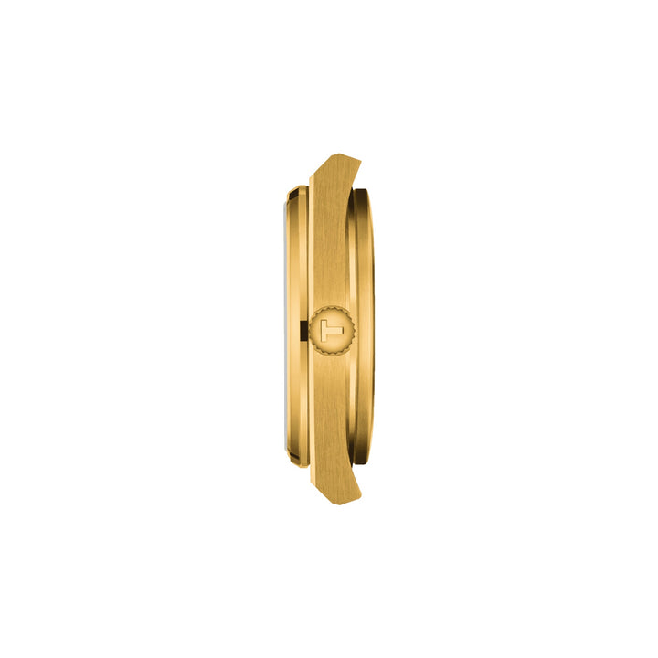 Tissot Clock PRX 35mm Champagne Quartz Steel povrch PVD Gold Gold T137.210.33.021.00