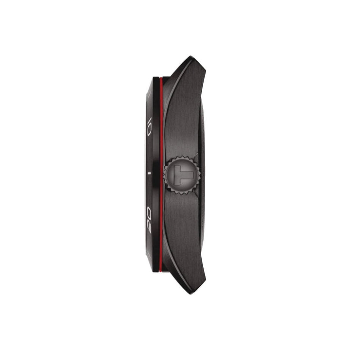 Tissot Watch PRS 516 PowerMitic 80 42mm Black Automatic Steel Finish PVD Black T131.430.36.052.00