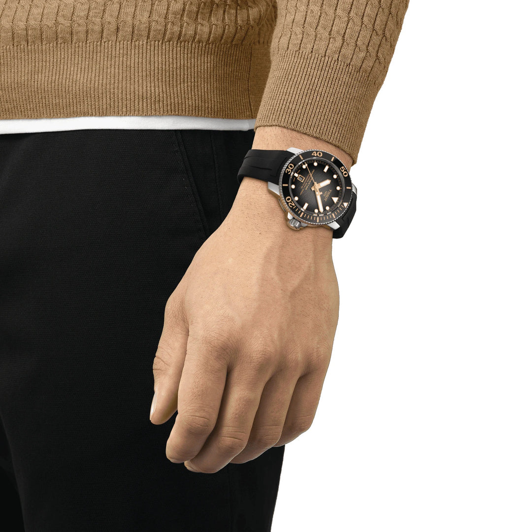 Tissot Watch Seestar 2000 Professional Powermitic 80 ISO 6425 (2018) 46mm Certifikát šedá automatická ocel T120.607.17.441.01