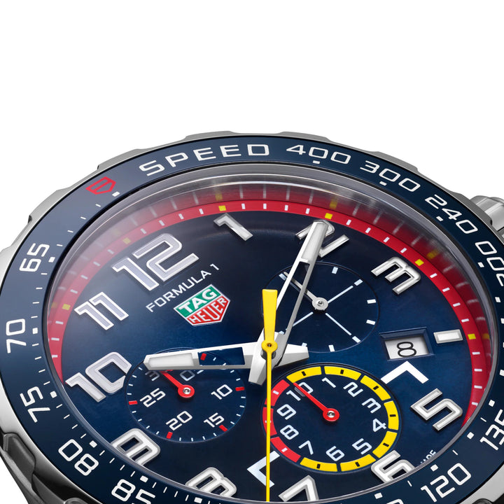 Tag Heuer Clock Formuła 1 Red Bull Racing Edition 43mm Blue Quartz Steel CAZ101AL.FT8052