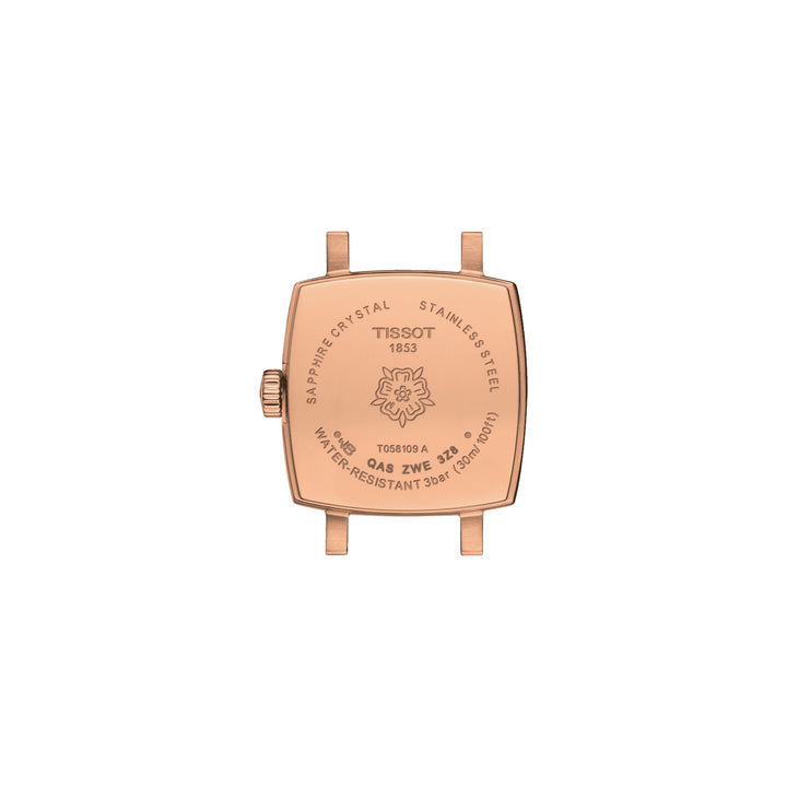 Zegarek Tissot Piękny zestaw letni 20 mm Srebrny kwarcowy wykończenie PVD Gold Pink T058.109.36.031.01